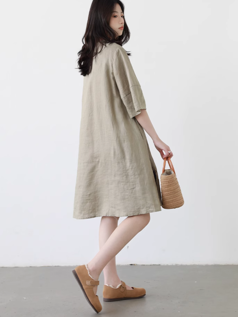 Stylish Summer Printed A-Line Dress | Eva Trends
