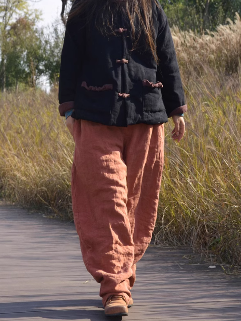 Women's Stylish Baggy Loose Large Size Bottoms Trousers