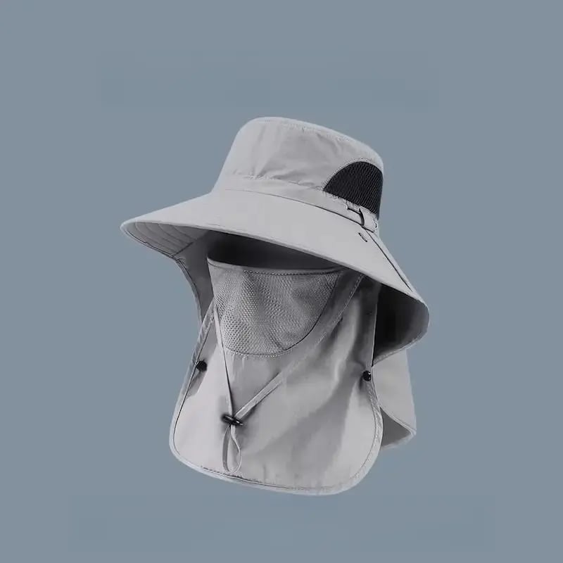 üåûSpring/Summer Fisherman's Hat Detachable Outdoor Sun-Protective Face CoveringüèïÔ∏è (Adjustable & Lightweight Comfort & Unisex Fit)