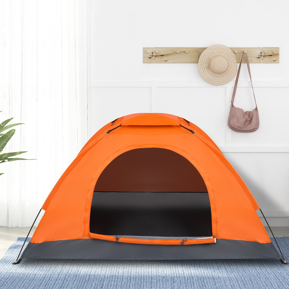 1-Person Pop-Up Camping Tent – Waterproof Instant Setup with Carry Bag