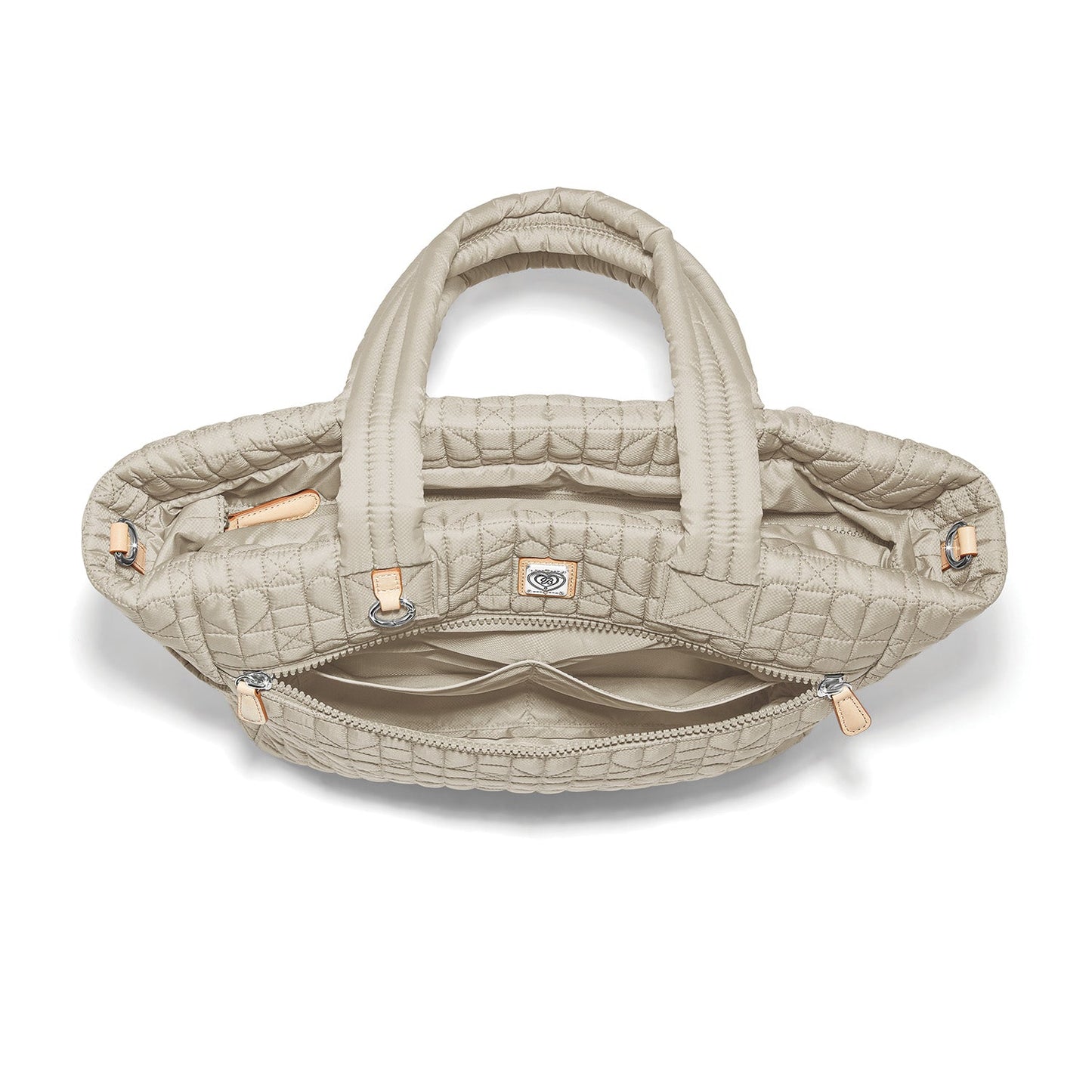 Buff heart Amara Lg tote