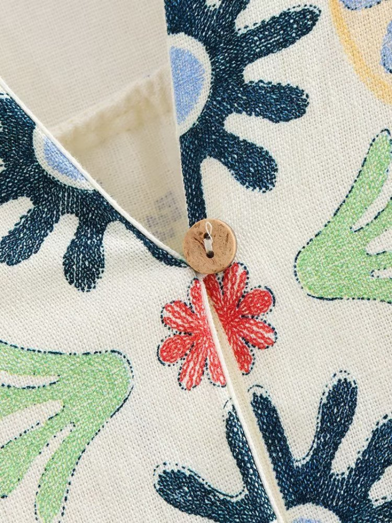 Chic Summer Printed A-Line Dress for Women | Eva Trends
