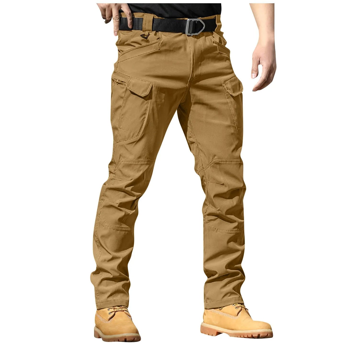 Men's Multi-Pocket Camo Cargo Pants – Tactical Overalls, 8 Colors, M-XXXL
