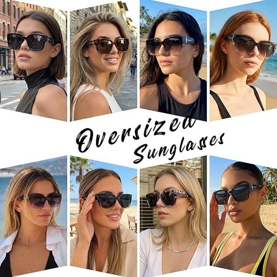 üï∂Ô∏è Polarized Fit Over Sunglasses for Women ‚Äì UV400 Protection Floral Frame Wear Over Prescription Glasses