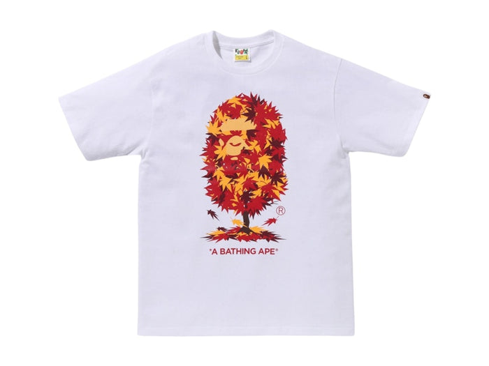 BAPE Japan Autumn Ape Head Tee White