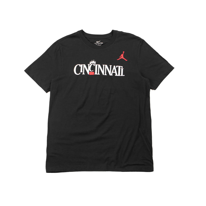 Cincinnati Wordmark SS Tee (Black)
