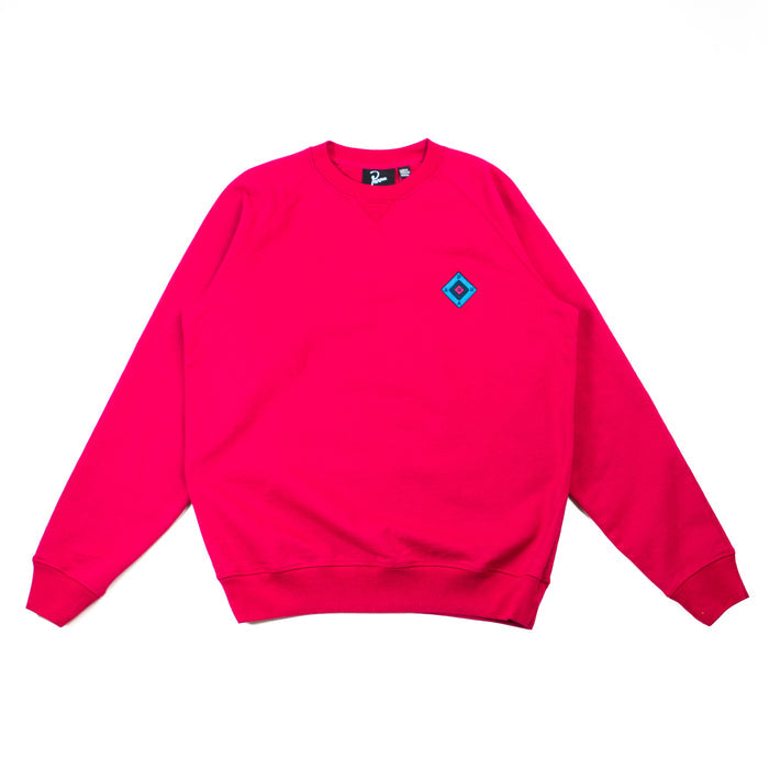 Diamond Block Logo Crew Neck Sweatshirt (Purple Pink)