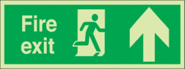 fire exit running man right arrow up