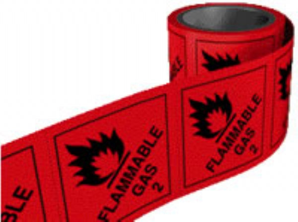 flammable gas 2 per roll