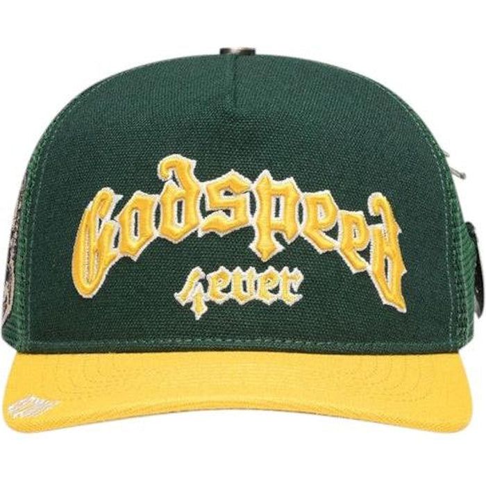 Godspeed GS Forever Trucker Hat Green/Yellow