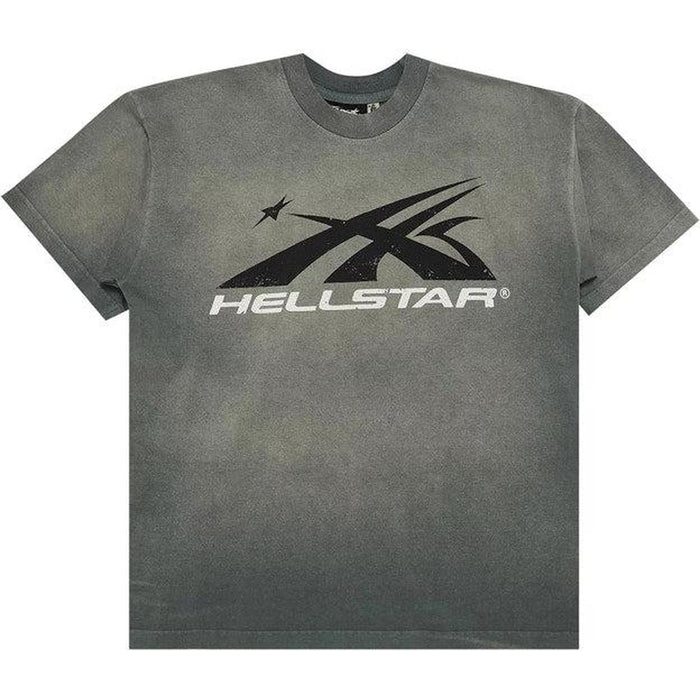 Hellstar Gel Sport Logo T-shirt Grey