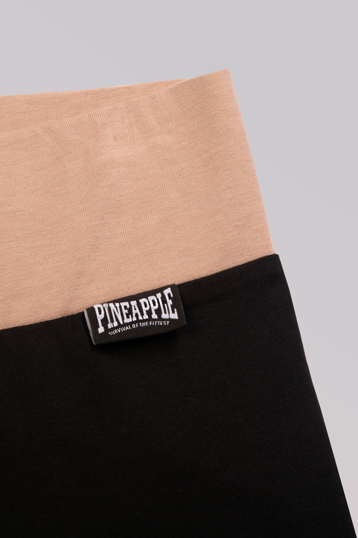 Detail image of Pineapple woven badge by the elasticated waistband