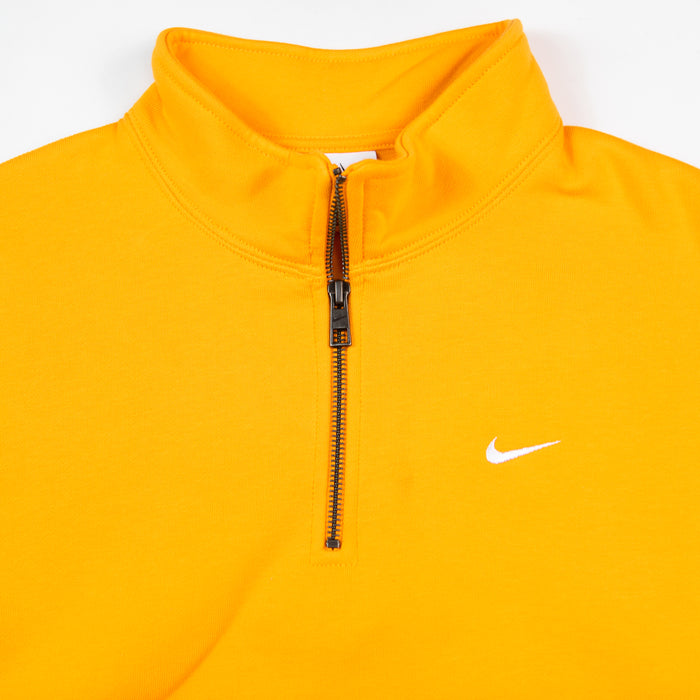 Nike Solo Swoosh 1/4 Zip Top (Vivid Orange/White)