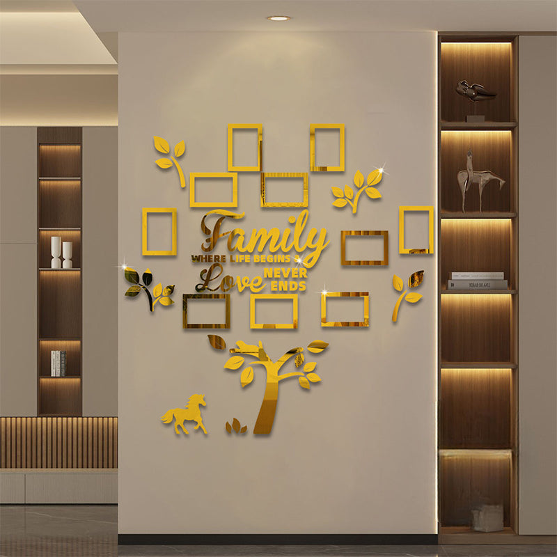 3D Family Tree Photo Frame Wall Stickerüè°üñºÔ∏è