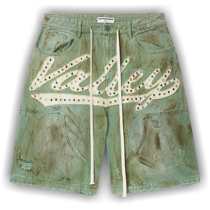 Vale Forever Green Skittle Jorts 'Dirt/Green'