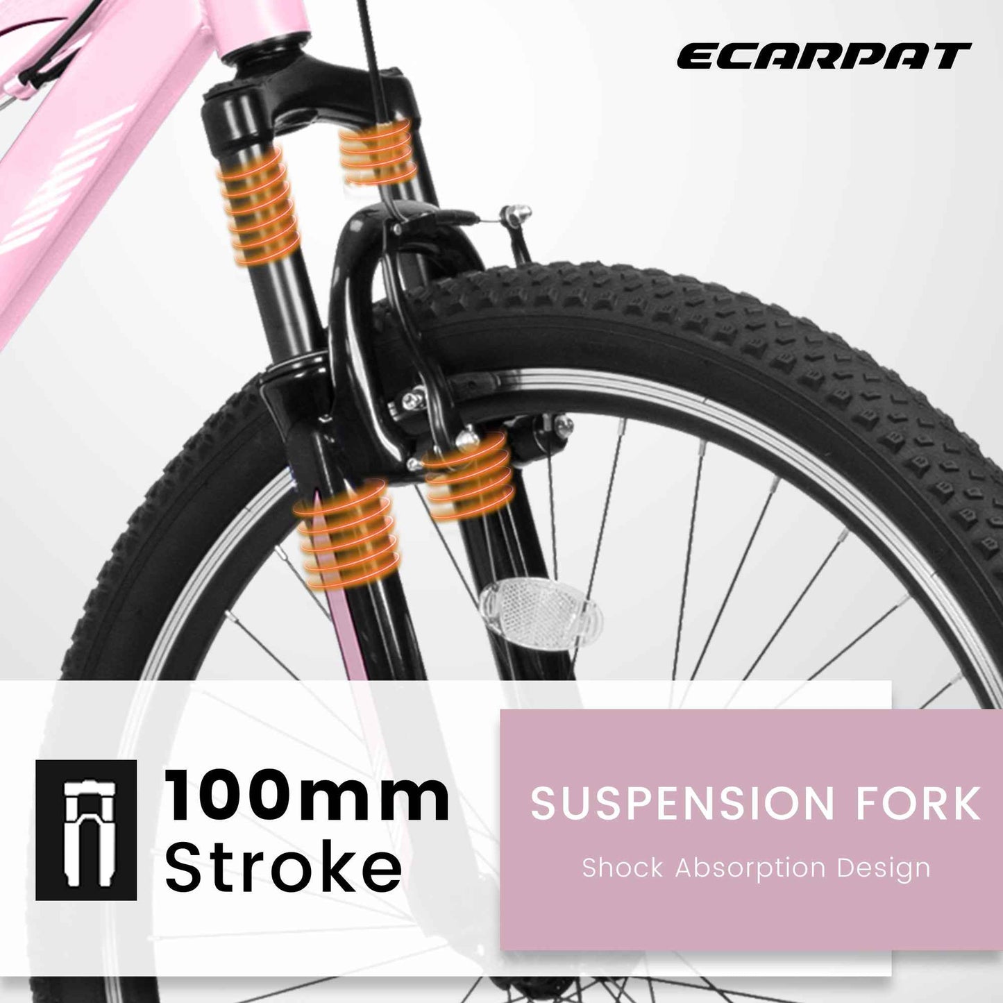 Mountain Bike for Men, Women & Teens | 21-Speed, Dual V-Brakes & Front Suspension