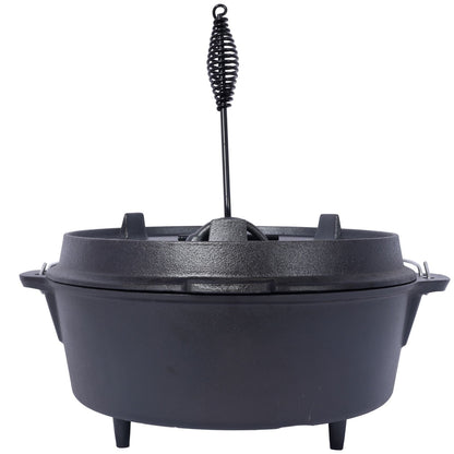 Pre-Seasoned Cast Iron Dutch Oven – Camp Cooking & Outdoor Baking