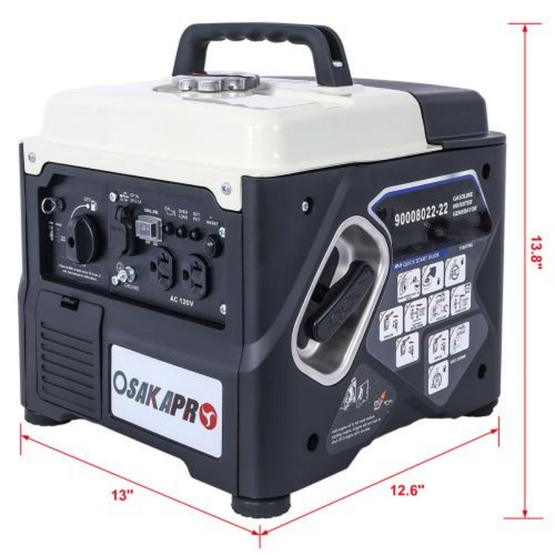 Portable 1200W Inverter Generator – EPA-Compliant, Eco Mode, 6.5Hr Run Time