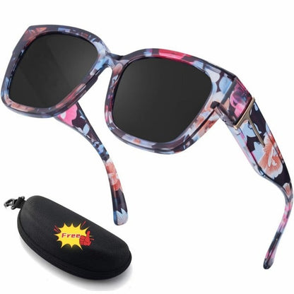 üï∂Ô∏è Polarized Fit Over Sunglasses for Women ‚Äì UV400 Protection Floral Frame Wear Over Prescription Glasses