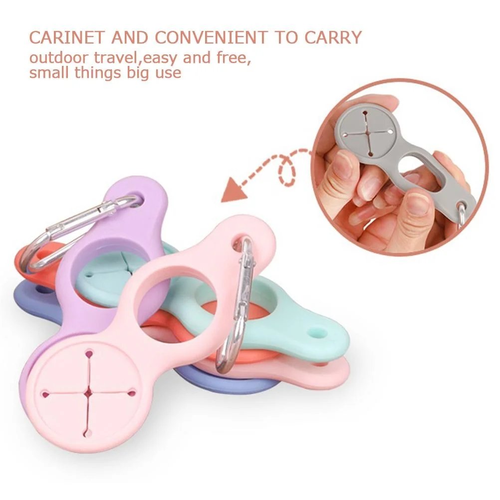 üèÜHot Sale‚ö°üåü Silicone Sport Kettle Buckle Outdoor Carabiner Water Bottle Holder