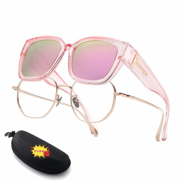 üï∂Ô∏è Polarized Fit Over Sunglasses for Women ‚Äì UV400 Protection Floral Frame Wear Over Prescription Glasses