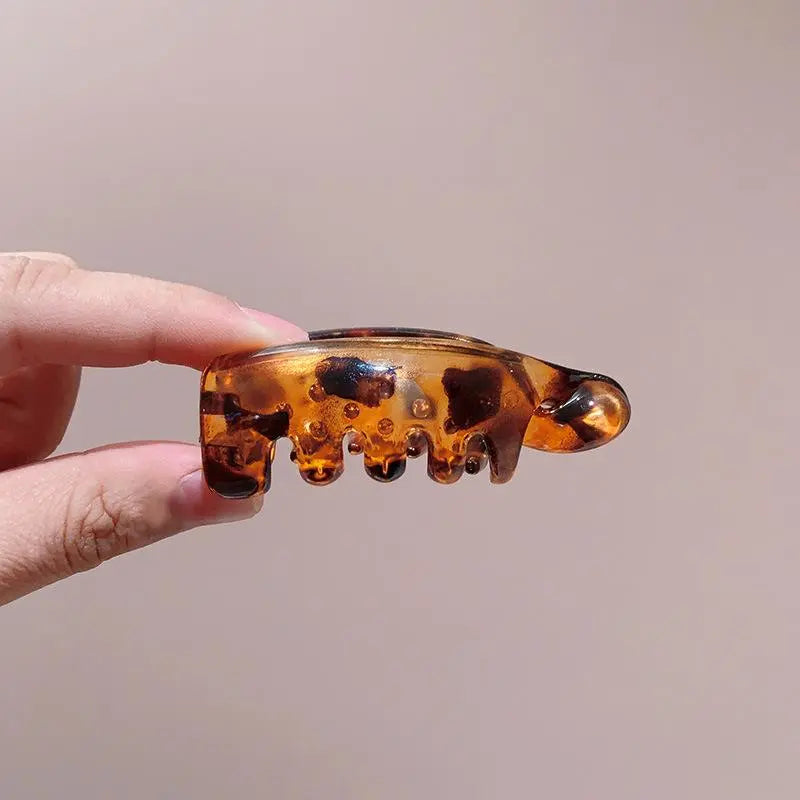 Mini Non-Slip Banana Hair Clips (4PCS) ‚Äì Lightweight Hair Claw for Thin/Fine Hair Ponytails & Buns