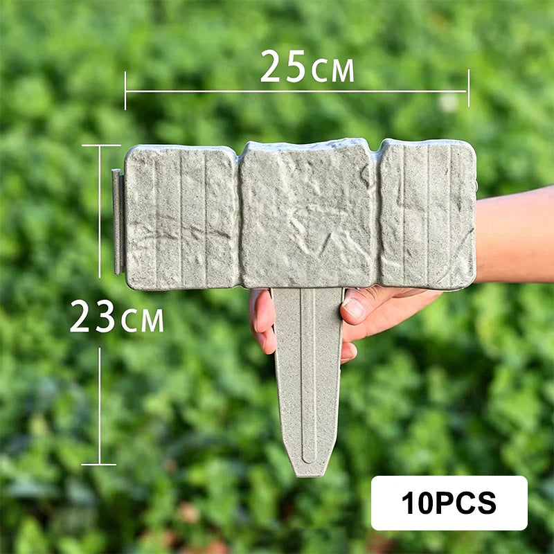 ü™ªHigh-quality, durable simulated stone garden fenceü™ª