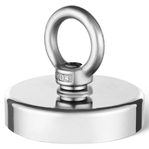 700 lb Neodymium Fishing Magnet with Rotating Handle