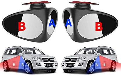 Dailyardtool¬Æ HD Car Blind Spot Elimination Mirror - 360¬∞ Rotatable, Rain/Fog Resistant