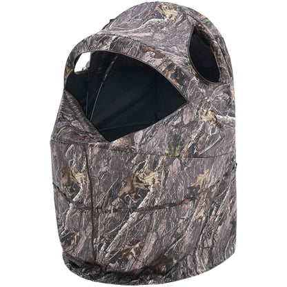 Single Person Hunting Ground Blind – Portable Camouflage Tent for Turkey & Deer
