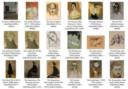 121 Painting Images by Helene Schjerfbeck Finnish, 1862 – 1946 - Tibetan Buddhist thangka, view 5