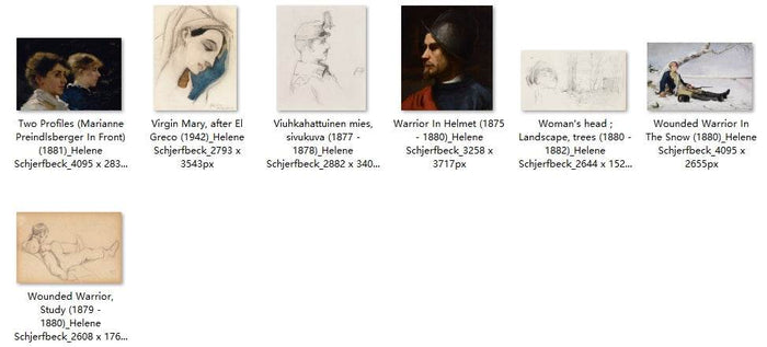 121 Painting Images by Helene Schjerfbeck Finnish, 1862 – 1946 - Tibetan Buddhist thangka, view 6