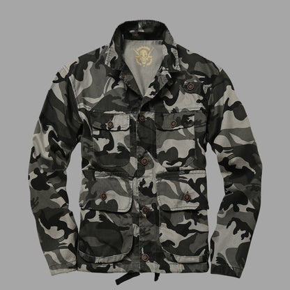 Men's Cotton Camouflage Jacket – Hunting & Outdoor Outerwear