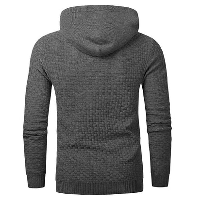 Men's Pullover Hoodie Sweatshirt – 9 Colors, Sizes S–3XL, Cotton Blend