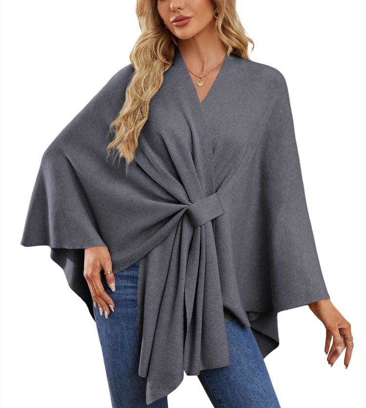 üî•Elegant Shawl Wraps Soft Open Front Poncho Shawl Wraps