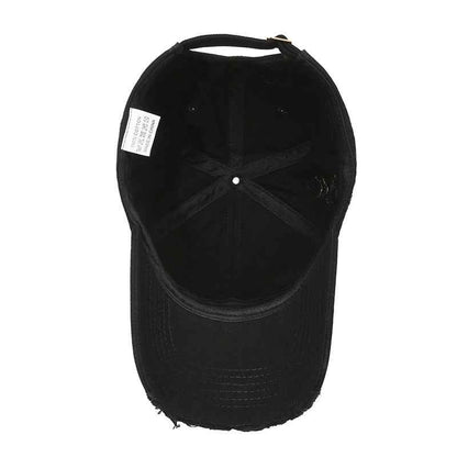 Vintage Washed Baseball Cap – Cotton, Adjustable, 8 Colors