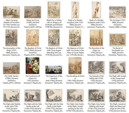 154 Painting Images by Giovanni Domenico Tiepolo Italian, 1727-1804 - Tibetan Buddhist thangka, view 5