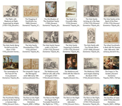 154 Painting Images by Giovanni Domenico Tiepolo Italian, 1727-1804 - Tibetan Buddhist thangka, view 6