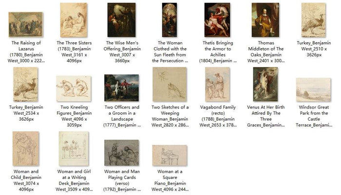158 Painting Images by Benjamin West American, 1738-1820 - Tibetan Buddhist thangka, view 5