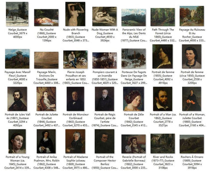 158 Painting Images by Gustave Courbet French, 1819-1877 - Tibetan Buddhist thangka, view 4