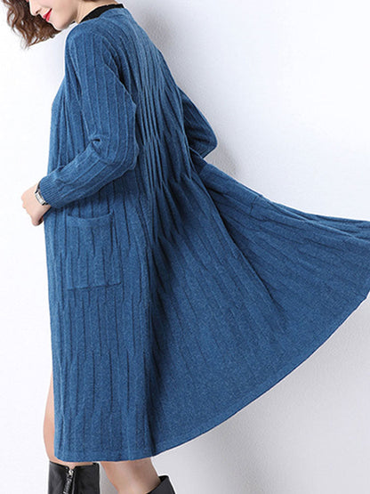 Chic Women's Long Knitted Cardigan | Eva Trends