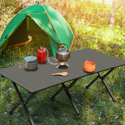 Foldable Roll-Up Camping Table – Lightweight Portable Outdoor Table