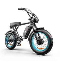 20" Dual-Drive Electric Bike | 48V 2000W Twin Motor, 23Ah Battery, 50-70KM Range