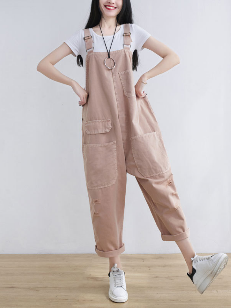 Front & Back Pocket Overalls - Casual Chic Fit | Eva Trends