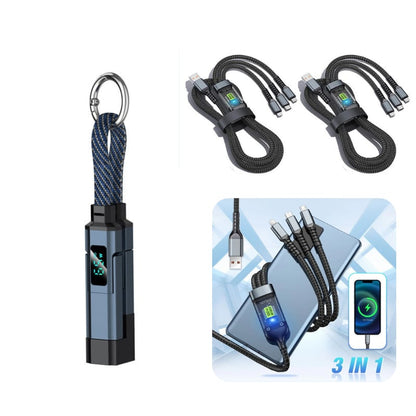 üî•Limited Time SALE 40% OFFüî•4-in-1 Digital Display Keychain Charging Cable