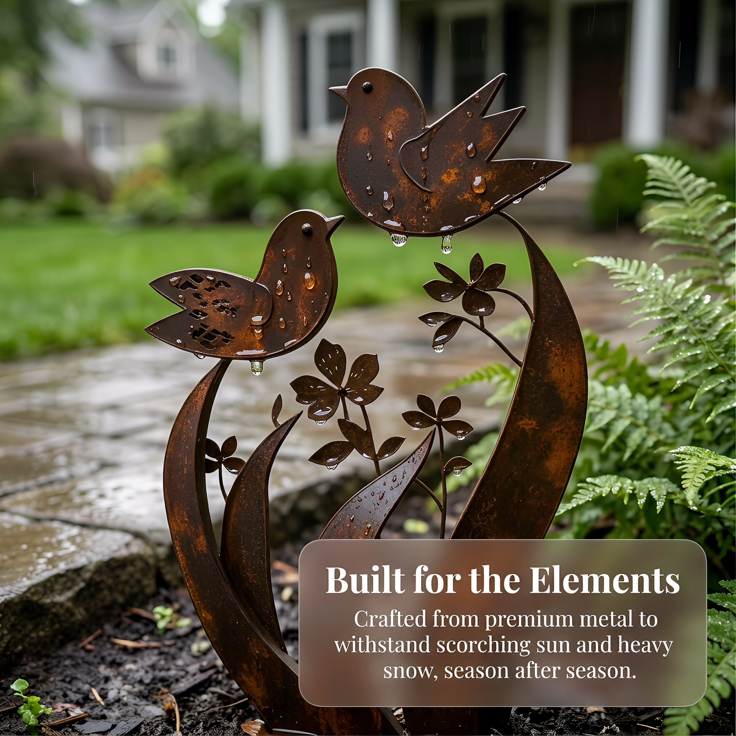 ü¶ãü¶ã2026 Mother's Day Gifts 50% Off--üíñüéÅBird & Wildflower Metal Garden Stake