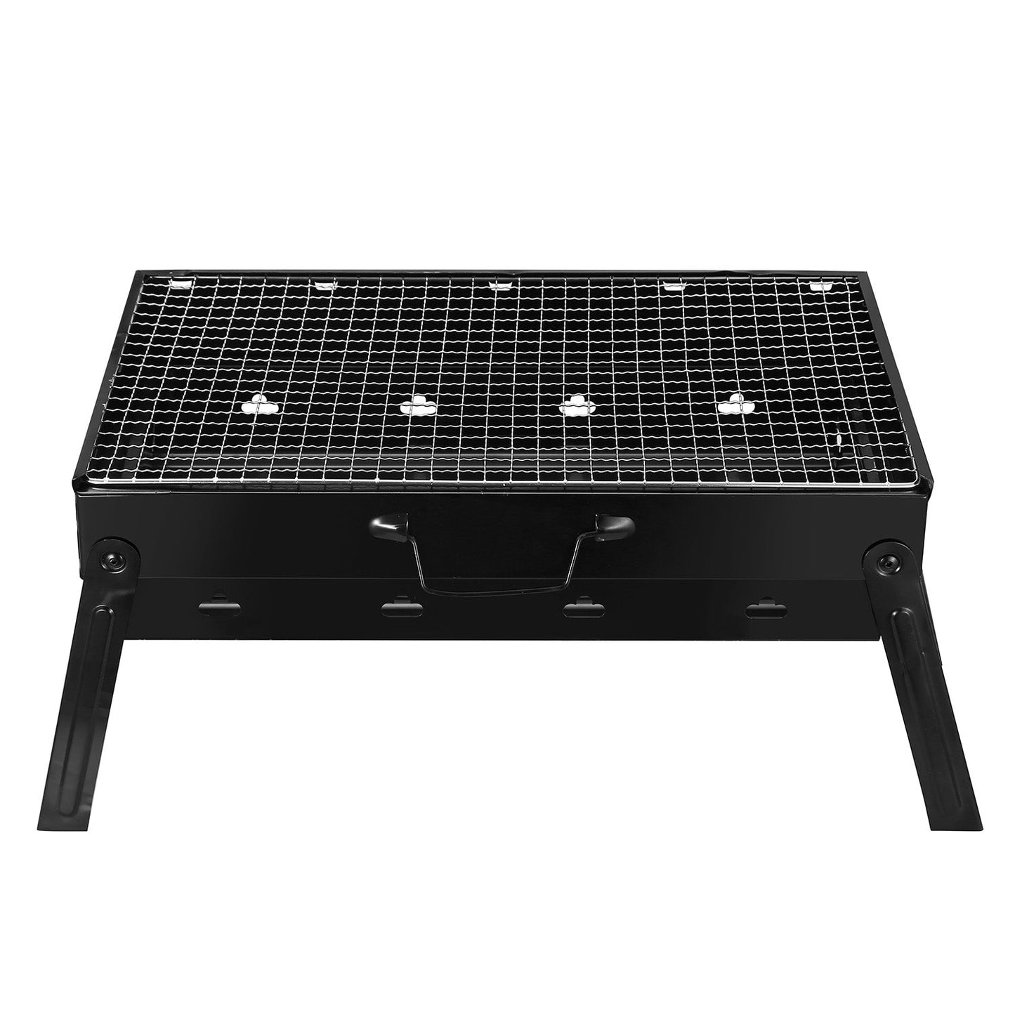 Foldable Charcoal BBQ Grill with Ash Catcher – 17" Cooking Surface for 4-6
