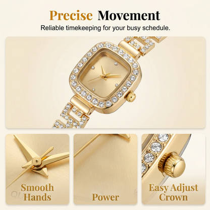 ‚ú®‚ù§Ô∏èWomen Drawstring Bracelet Watch Square Quartz
