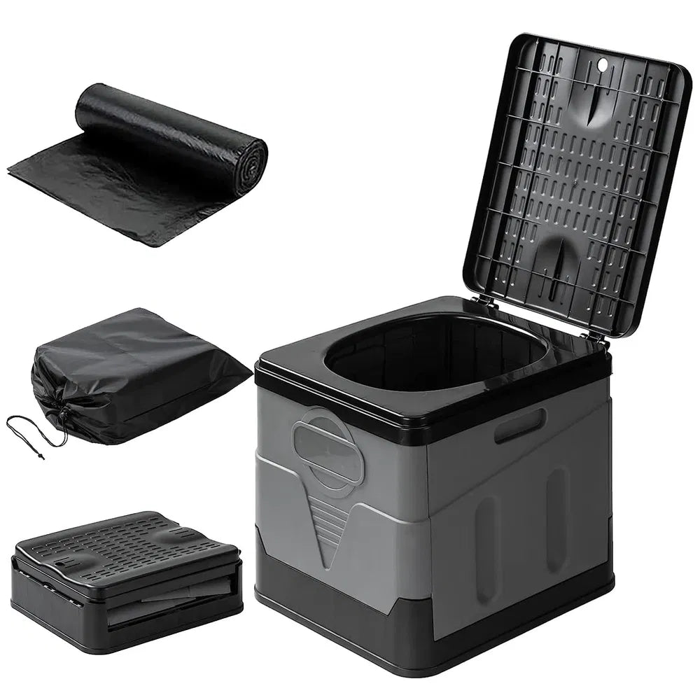 Portable Foldable Camping Toilet – Lightweight Outdoor Toilet for Camping & Emergencies