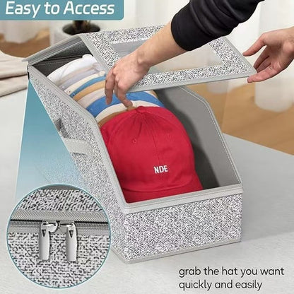 üéâüéâStackable Hat Storage Boxes for Baseball Caps